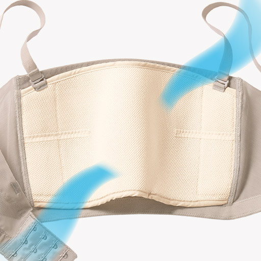 裏面メッシュ素材