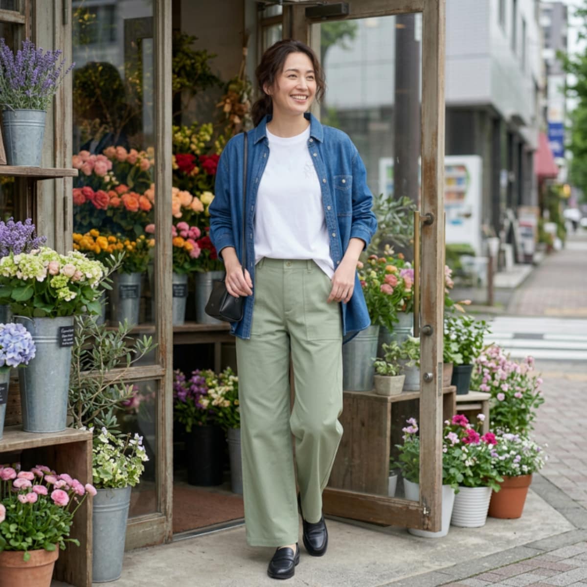 気温21℃以上のレディース春コーデ コーデ①