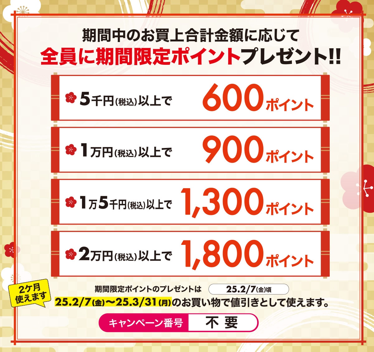期間限定ポイント