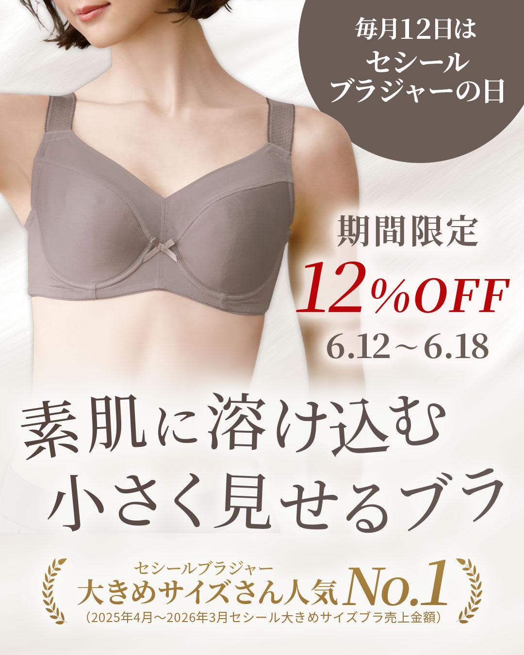 セシールブラジャーの日