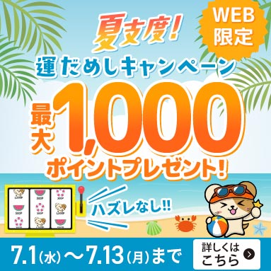夏支度！運だめしキャンペーン