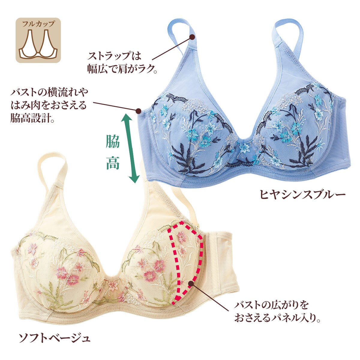 Tシャツみたいなブラ ソフトワイヤー入り フルカップ ファッション通販ならセシール Cecile