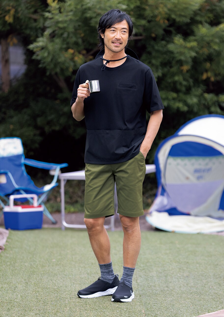 トップスがtシャツでもきちんとした短パンは夏を進化させる セシール Cecile