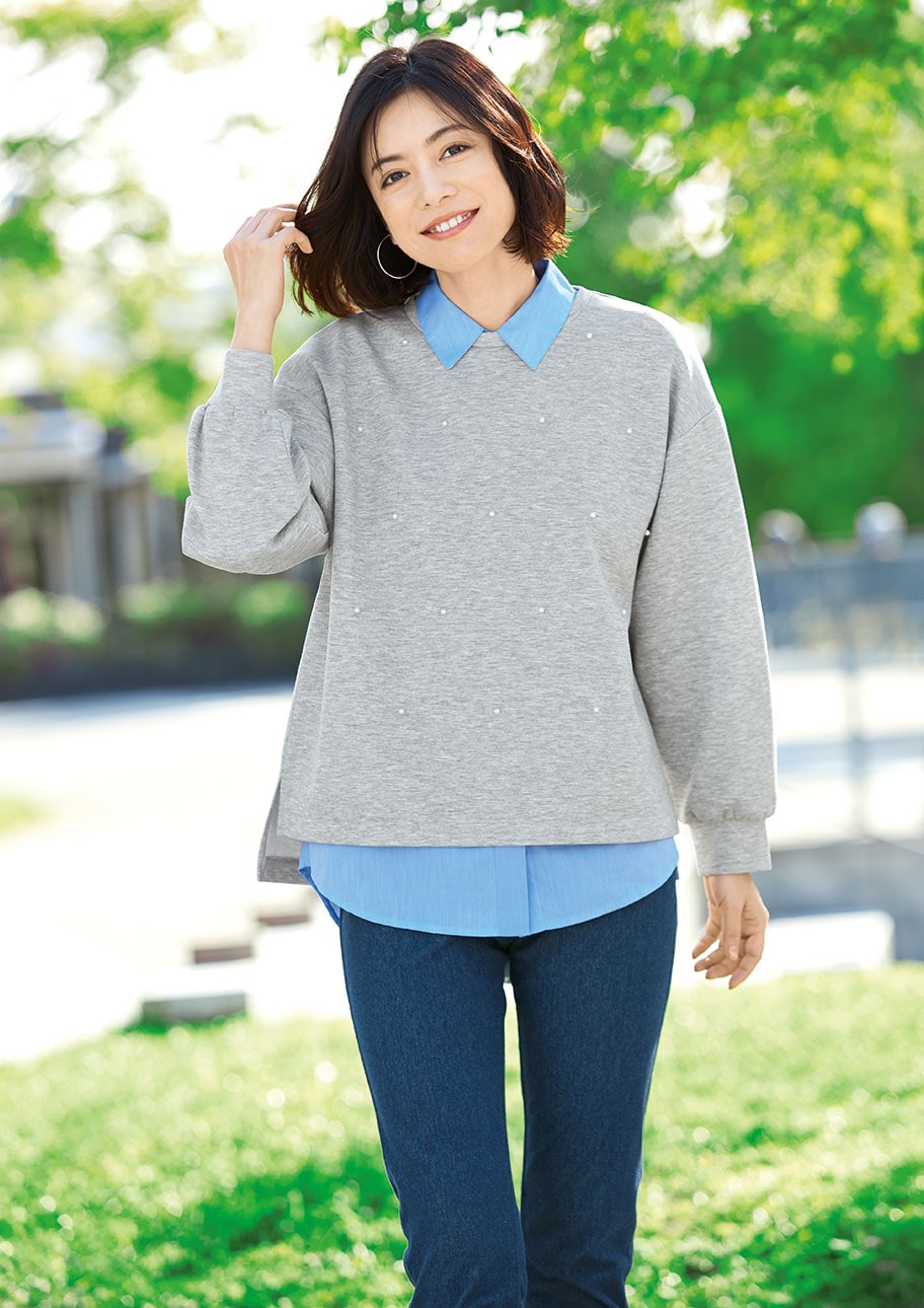 やわらかなグレーと爽やかなブルーが叶える、凛とした日常の私