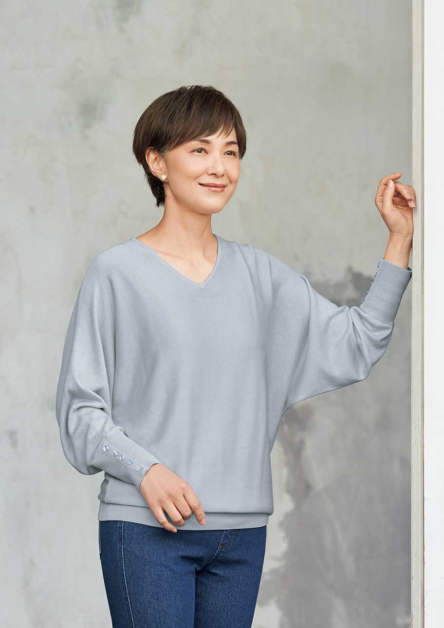 品よく映える 50代 60代の春コーデ ファッション 21年 セシール Cecile 品よく映える 50代 60代の春コーデ ファッション 21年 セシール Cecile