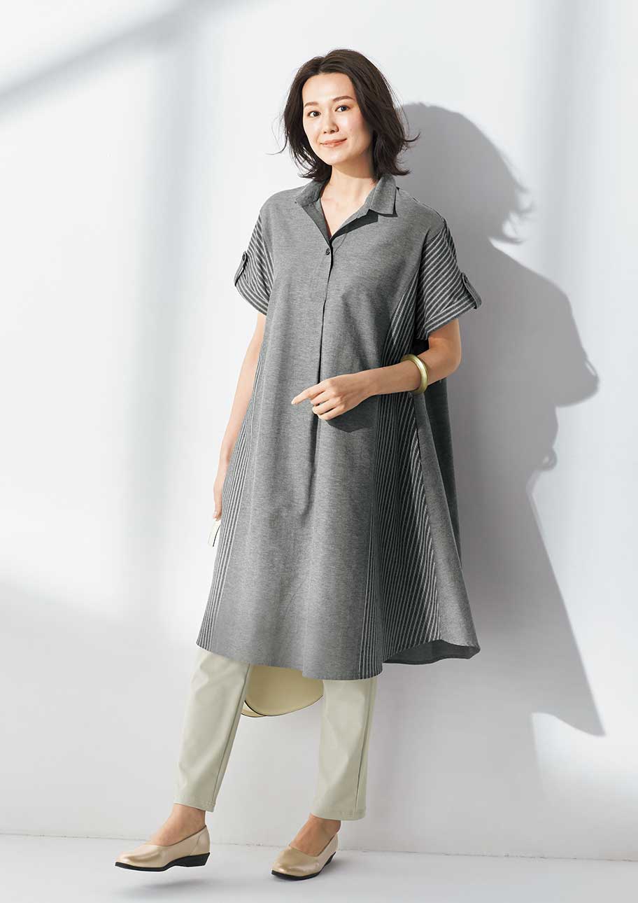 品よく映える 50代 60代の夏コーデ ファッション 21年 セシール Cecile 品よく映える 50代 60代の夏コーデ ファッション 21年 セシール Cecile