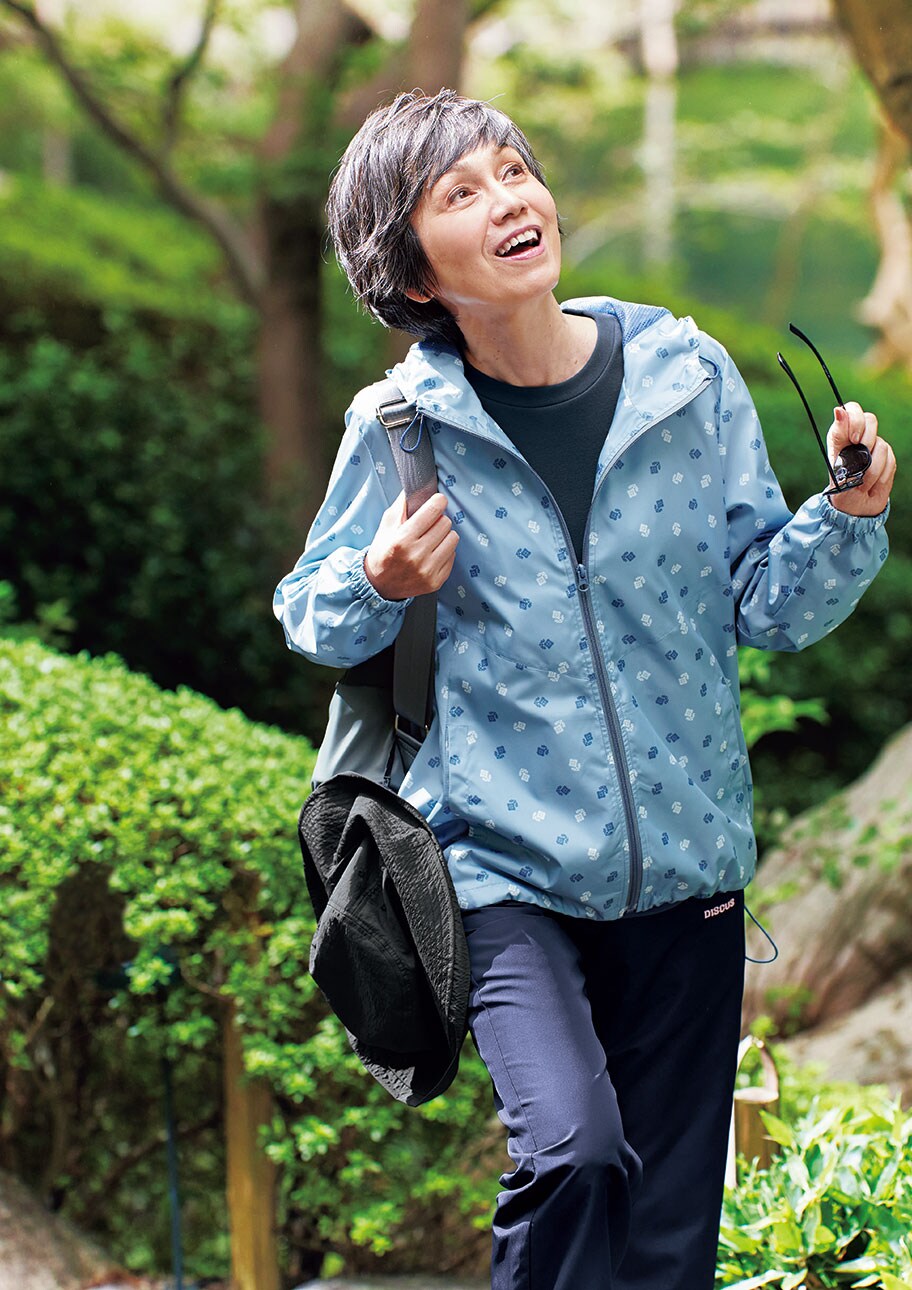 花粉やUV対策があるから山へのお出かけも平気